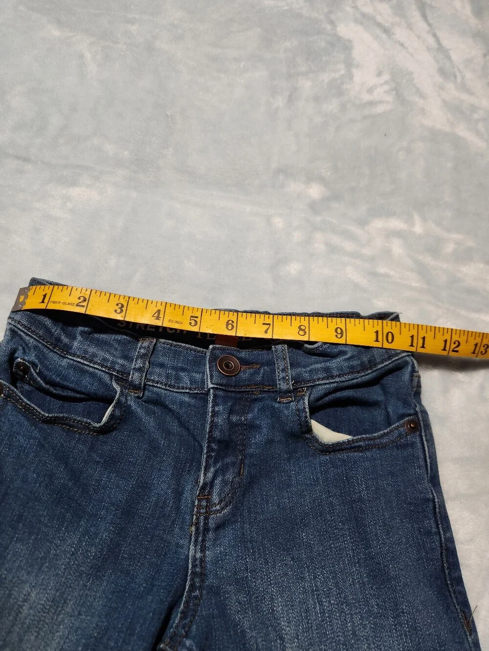 Classic Boy's Dark Blue Straight Leg Jeans
